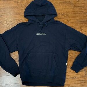 Aime Leon Dore Embroidered Logo Hoodie Navy size XS